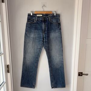 Gap 1969 Jeans Men's 32x32.5 (Actual) Blue Straight Fit 100% Cotton Denim Pants